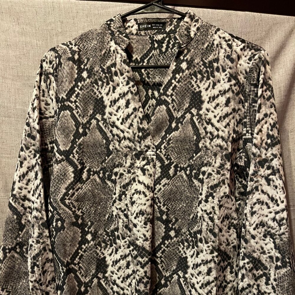 5 NWOT SHEIN Long Sleeve Blouses, ALL Size Small - Picture 5 of 14